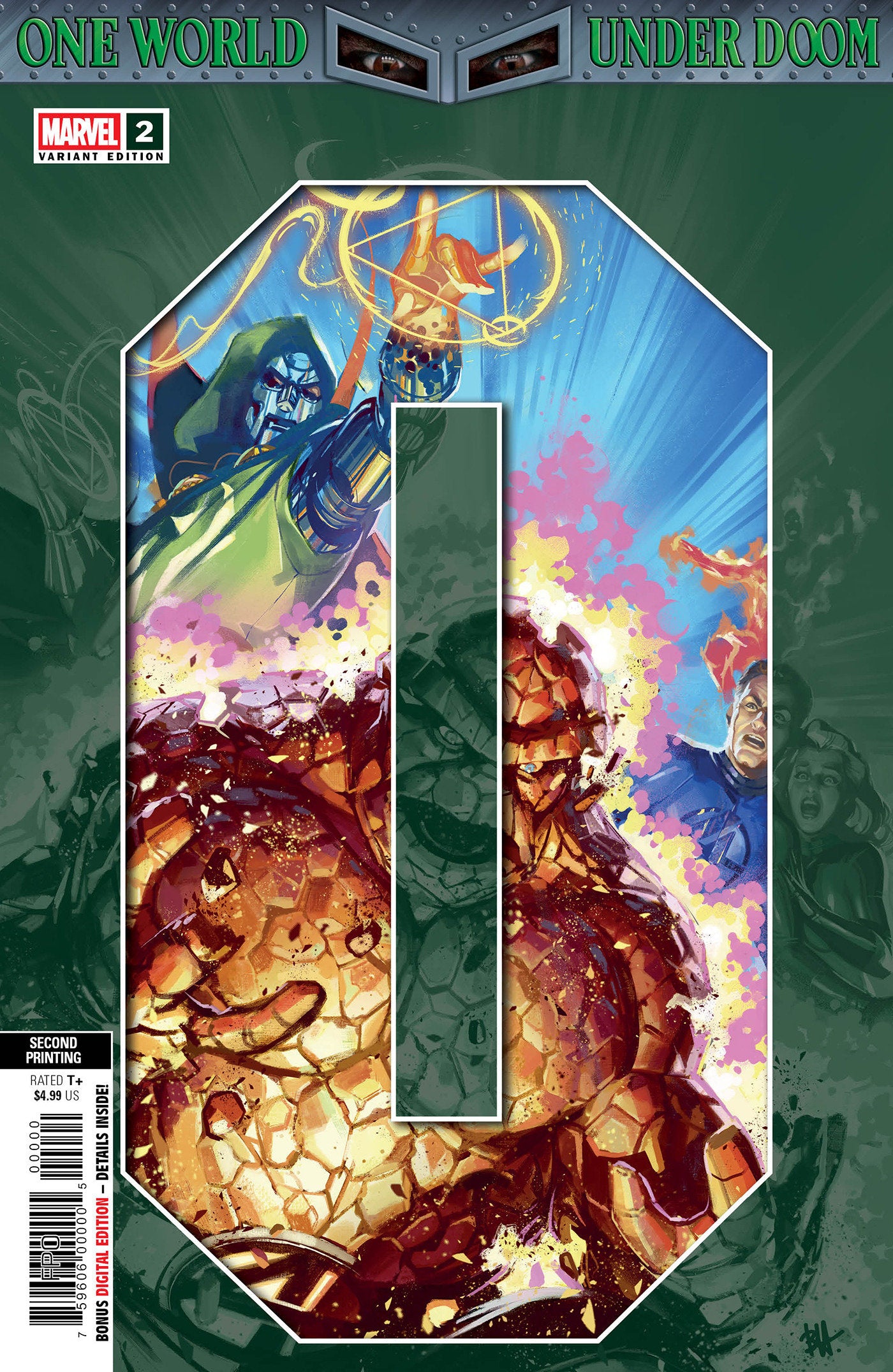 One World Under Doom (2025) #2 (of 9) (2nd Print) Ben Harvey Variant