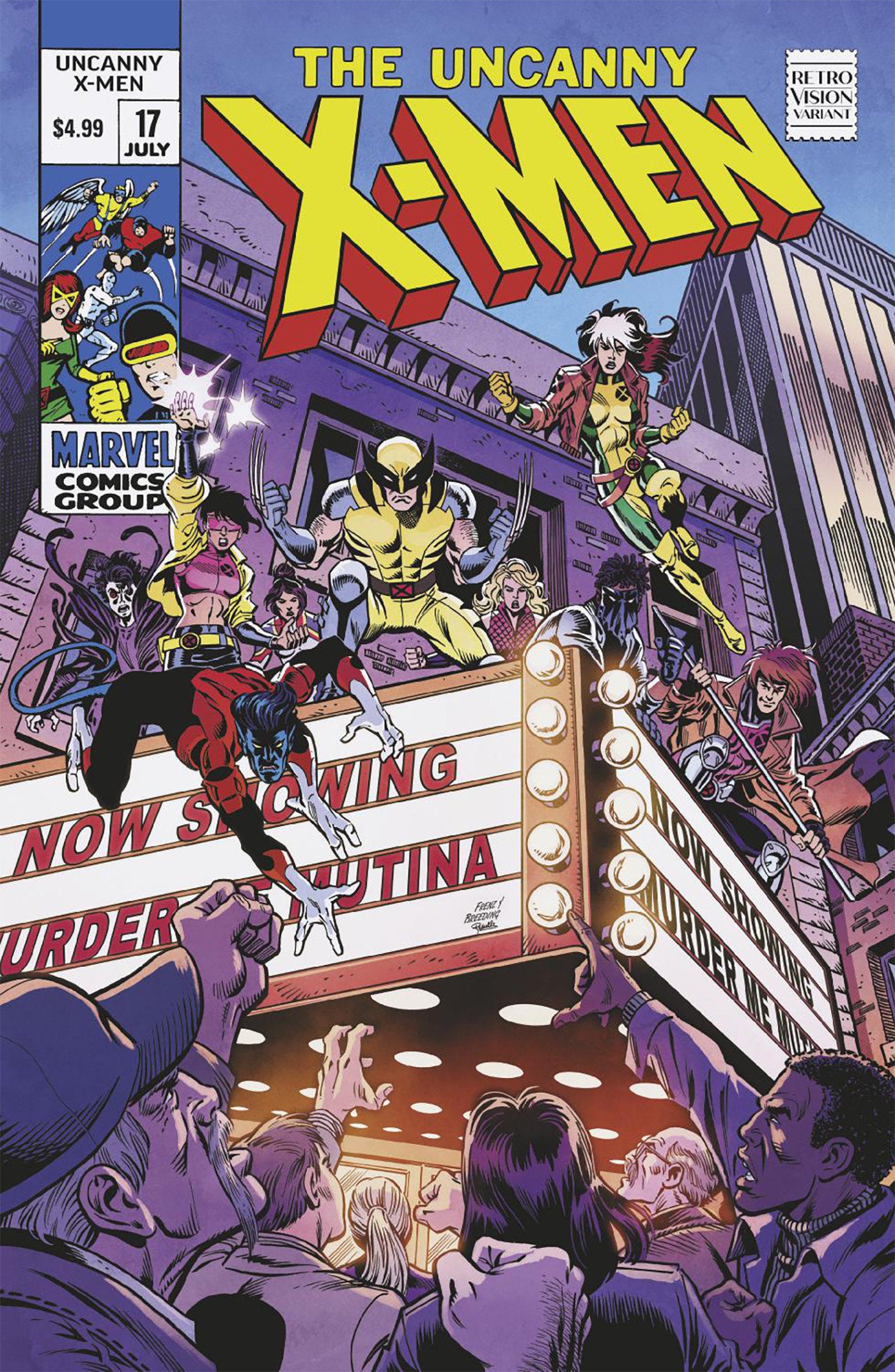 Uncanny X-Men (2024) #17 Ron Frenz Retrovision Variant