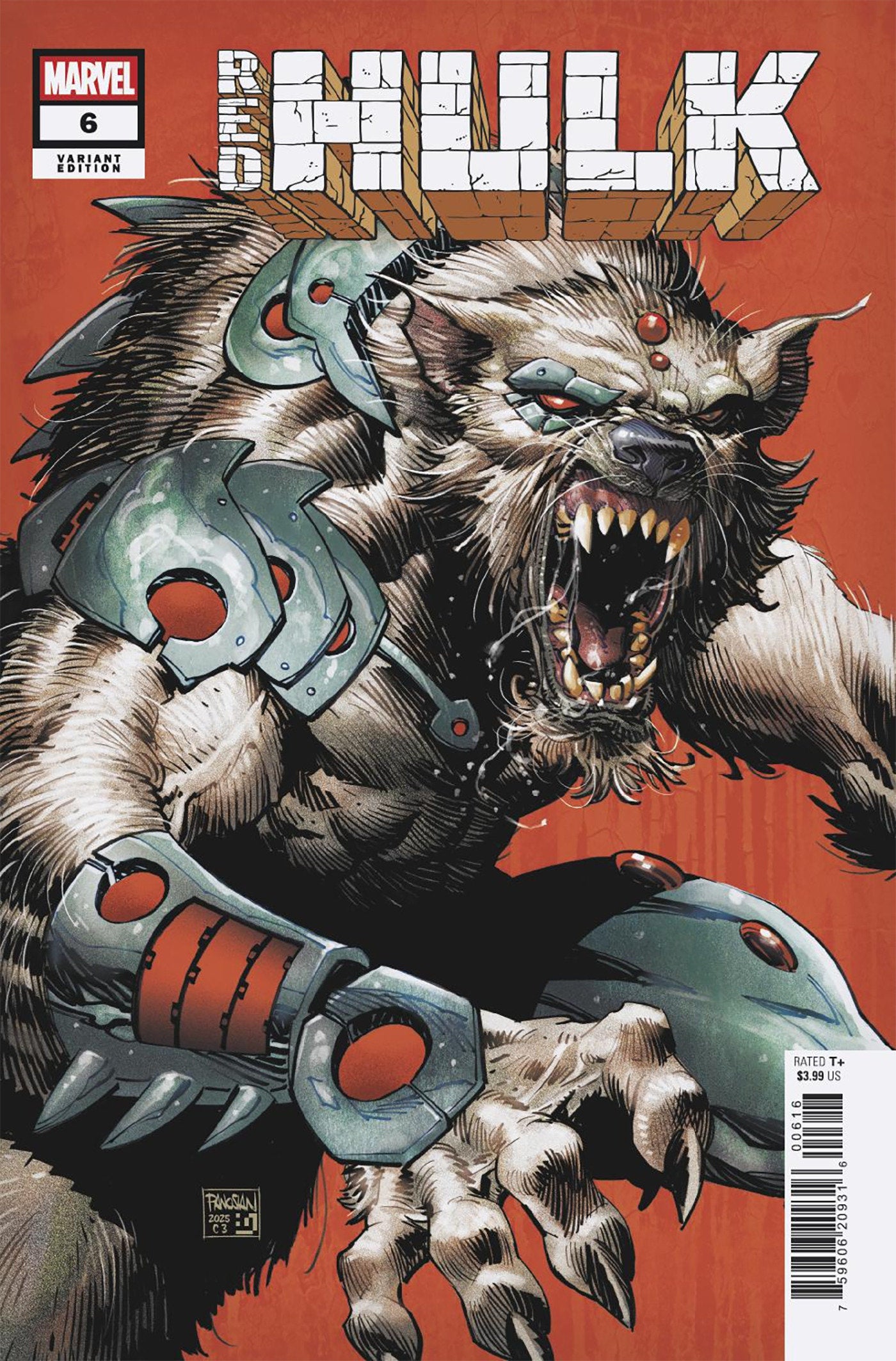 Red Hulk (2025) #6 Dan Panosian 1:25 Variant