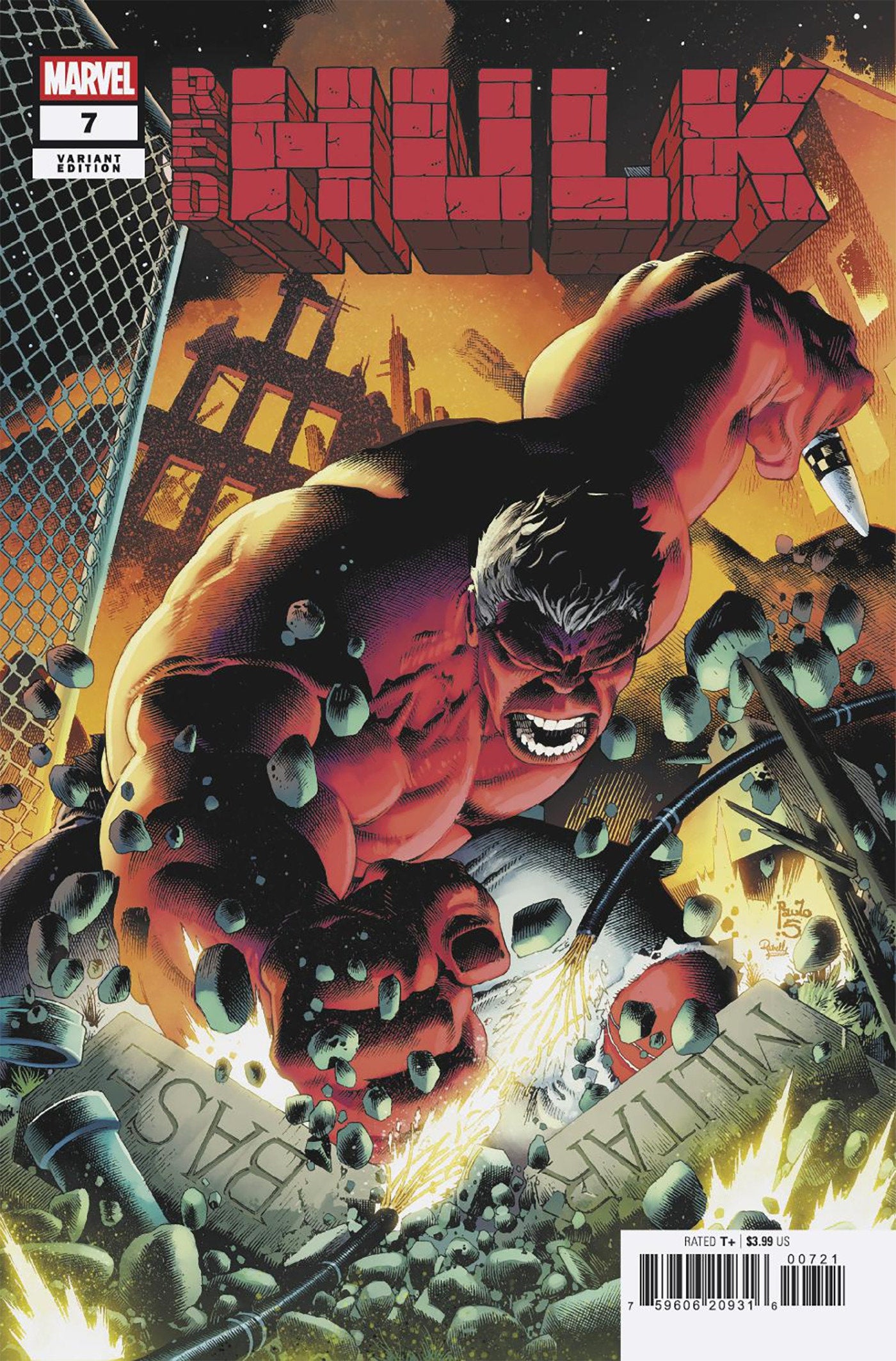 Red Hulk (2025) #7 Paulo Siqueira Variant