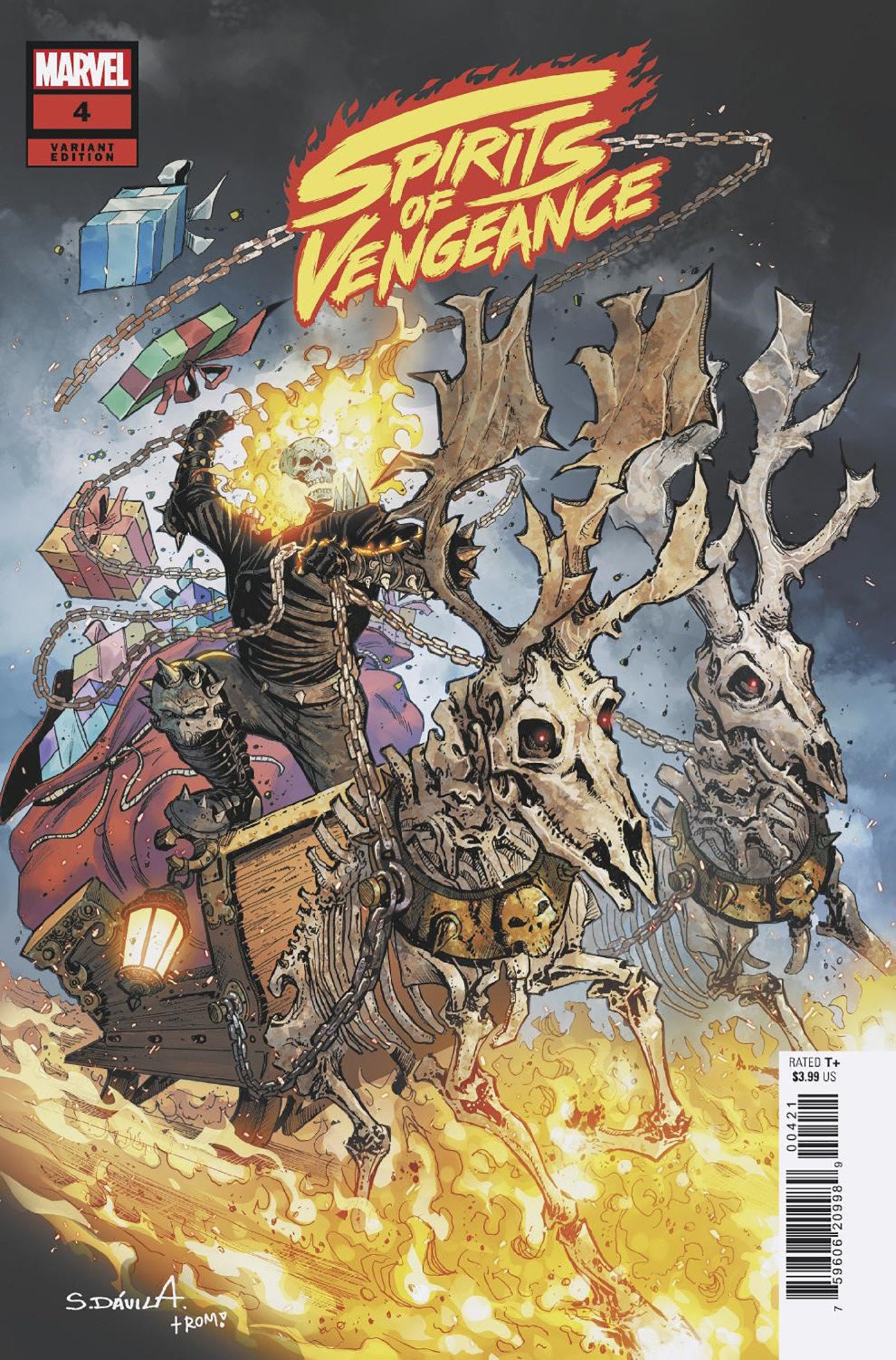 Spirits Of Vengeance #4 Sergio Davila Variant