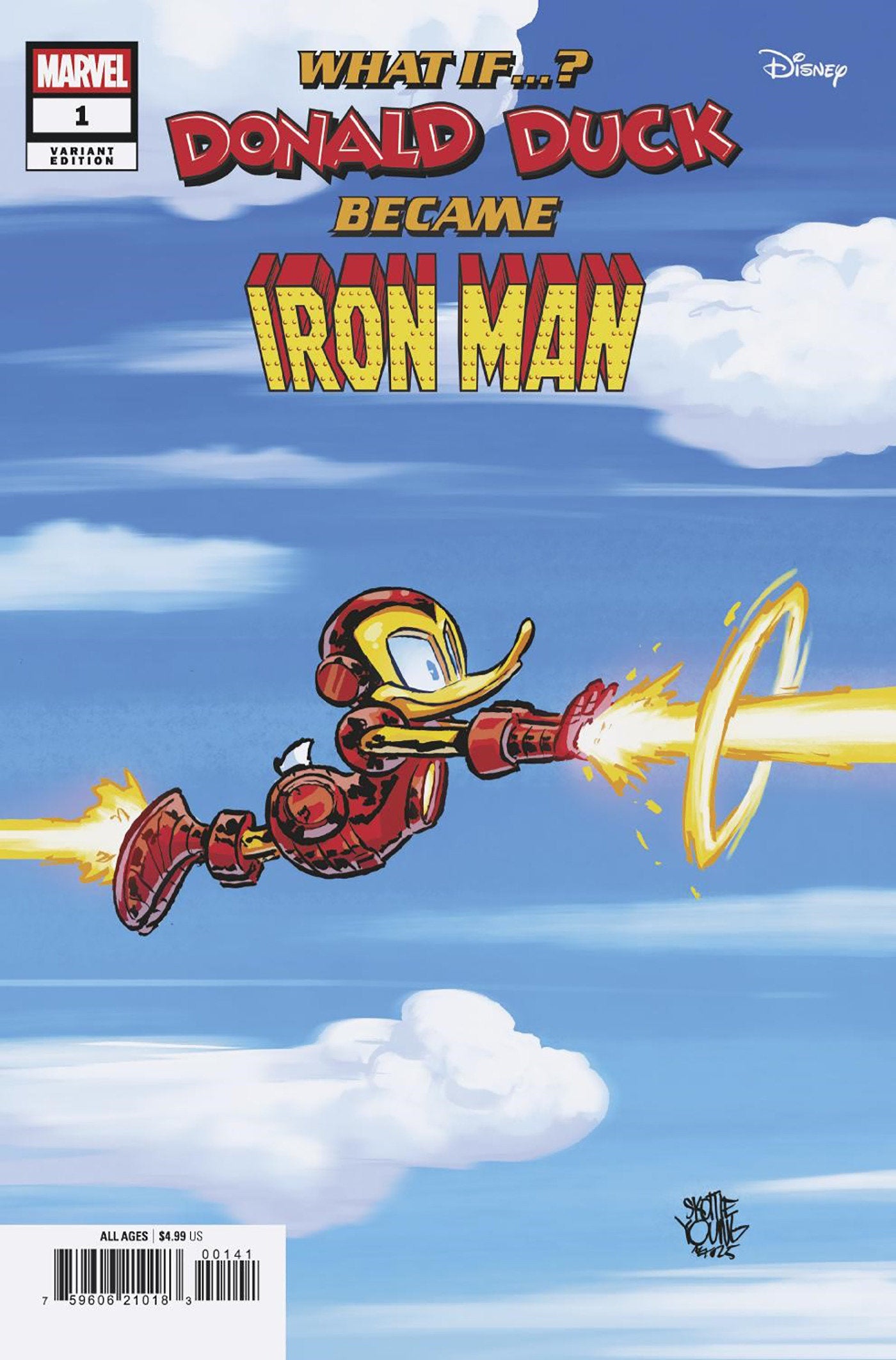 What If...? Donald Duck Became Iron Man (2025) #1 Skottie Young Variant