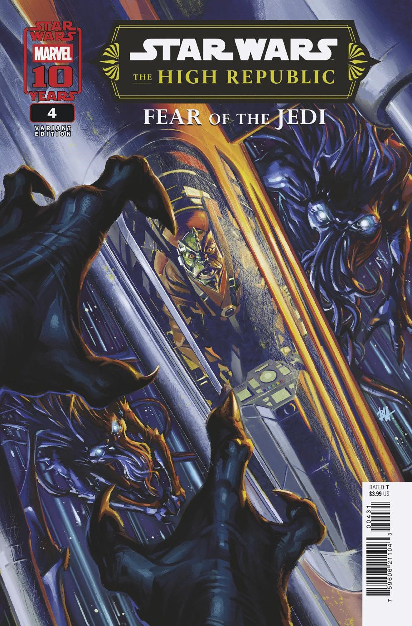 Star Wars: High Republic - Fear Of The Jedi (2025) #4 Ben Harvey Variant