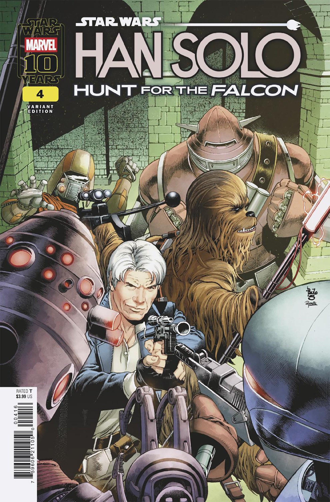 Star Wars: Han Solo   Hunt For The Falcon #4 Paulo Siqueira Variant