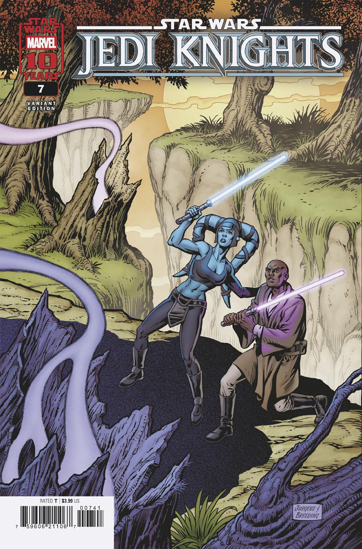 Star Wars: Jedi Knights #7 Dan Jurgens Classic Homage Variant