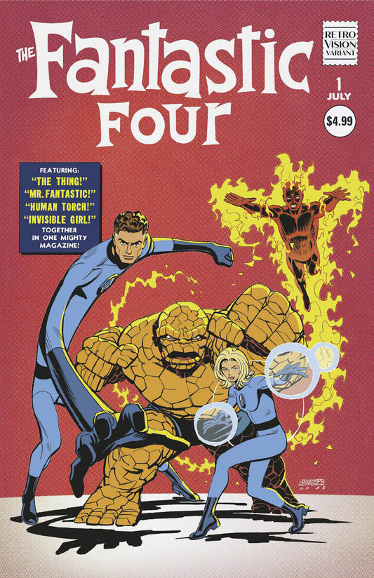 Fantastic Four (2025) # 1 Leonardo Romero Retrovision Variant