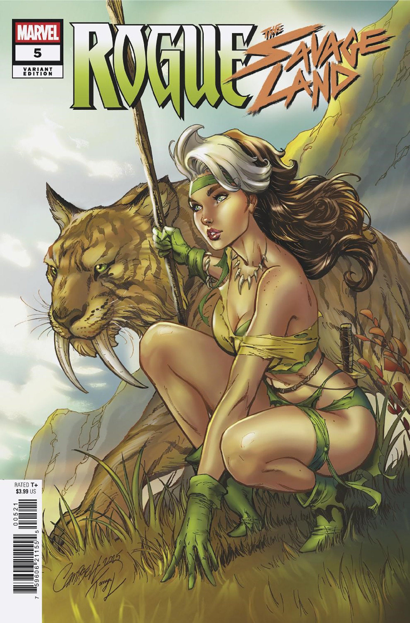 Rogue: The Savage Land (2025) #5 J. Scott Campbell Variant