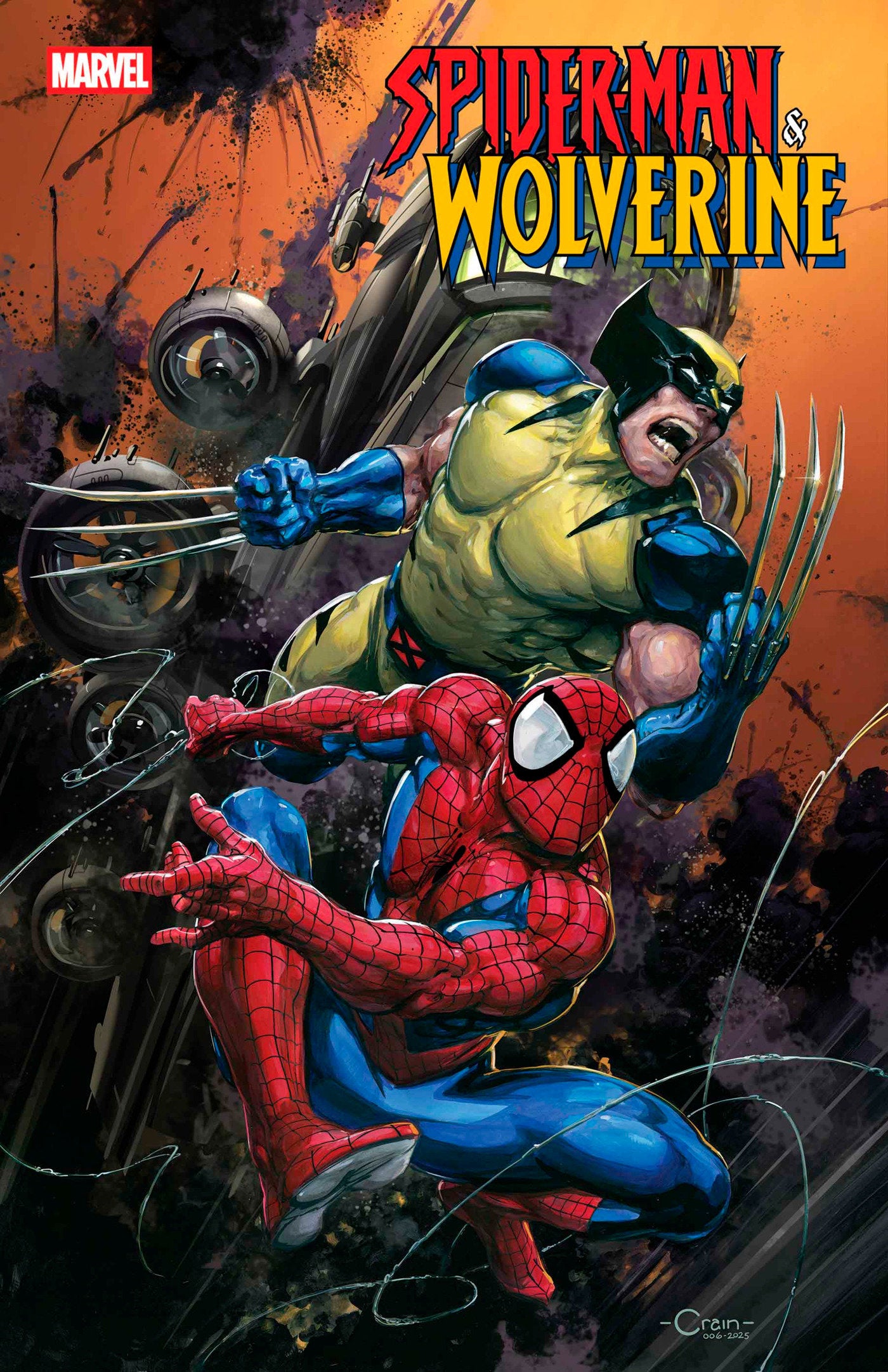 Spider-Man & Wolverine (2025) #1 Clayton Crain Variant