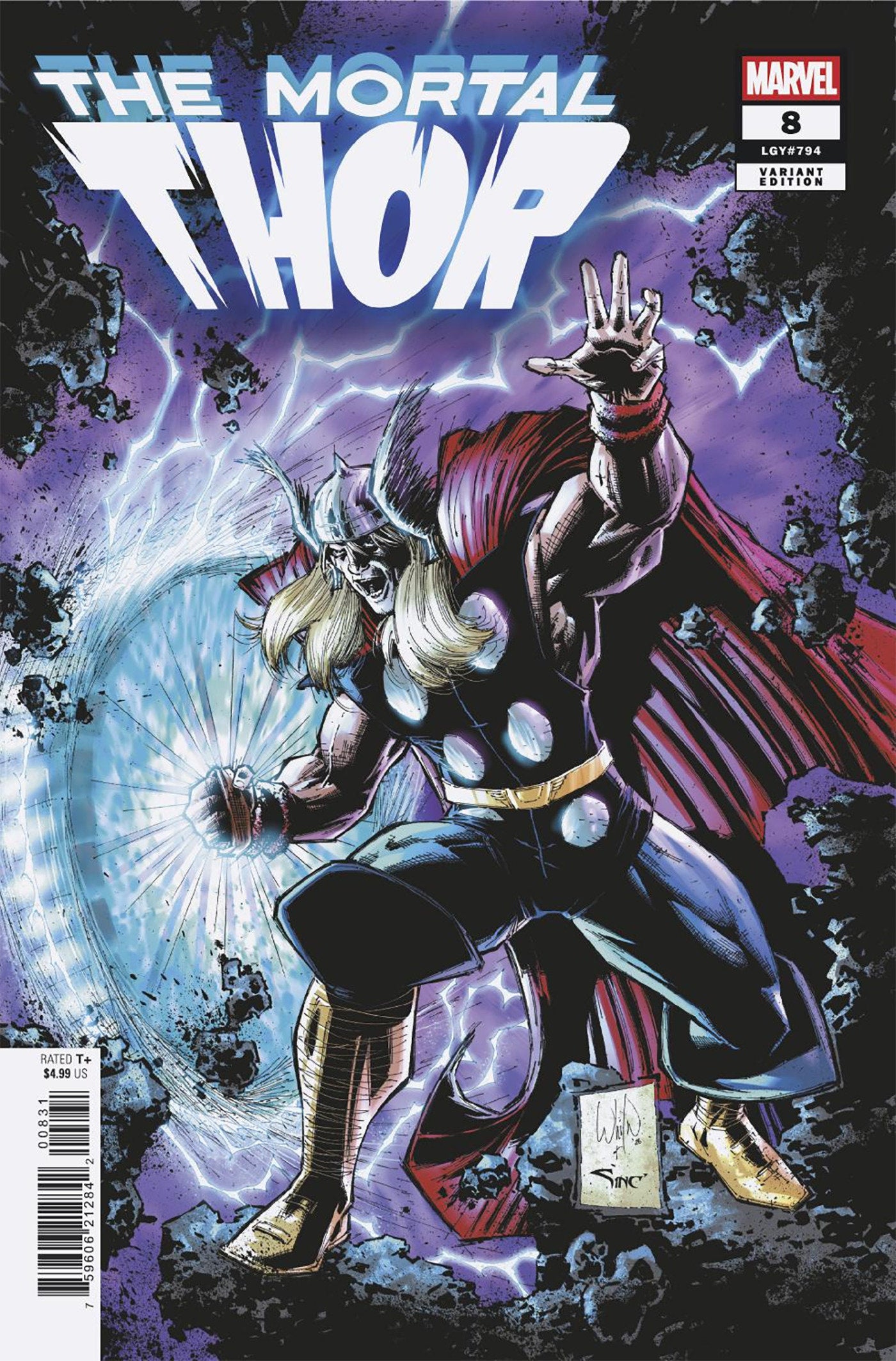 Mortal Thor #8 Whilce Portacio Variant
