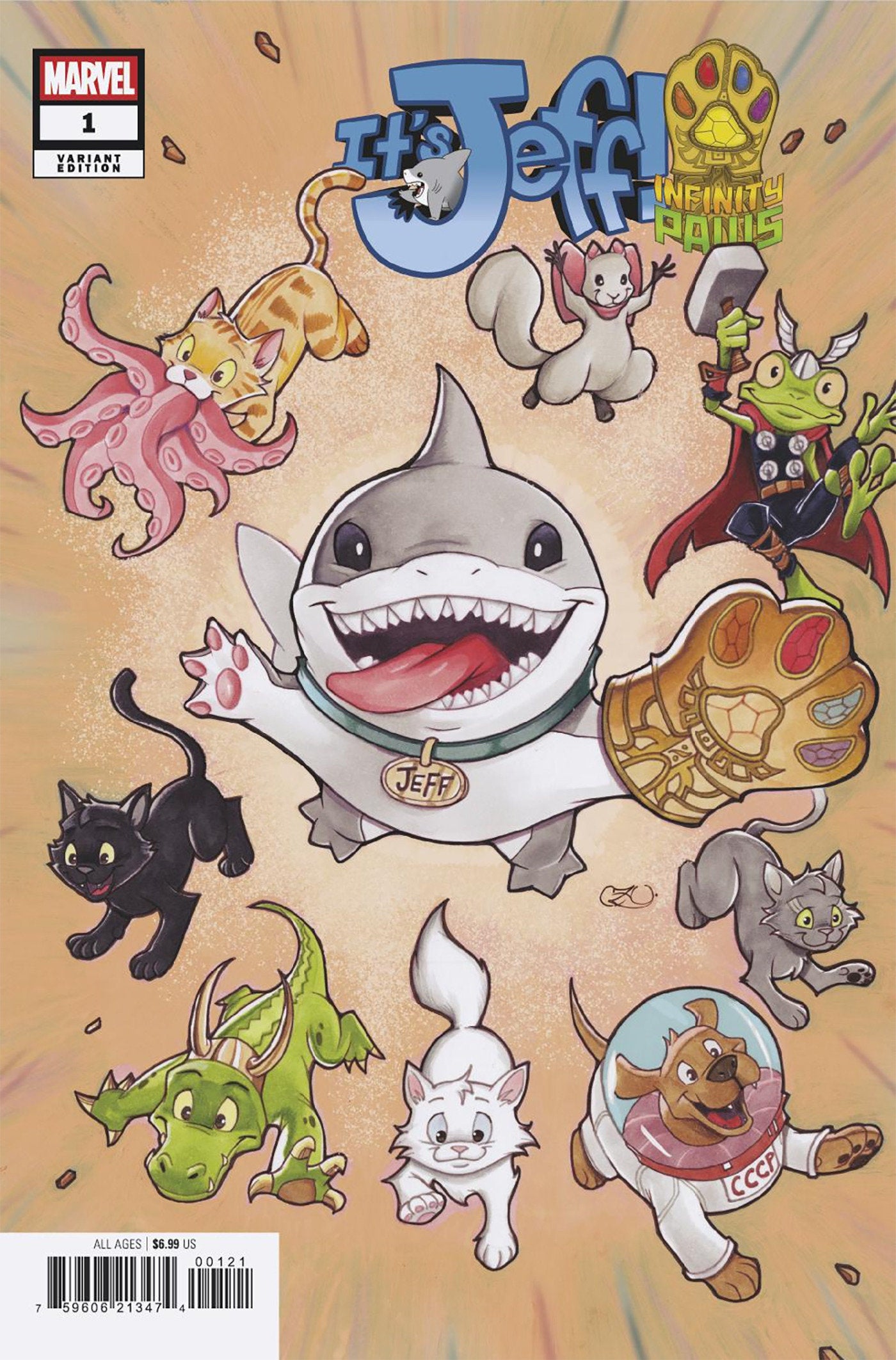 It's Jeff: Infinity Paws (2025) #1 Chrissie Zullo Variant