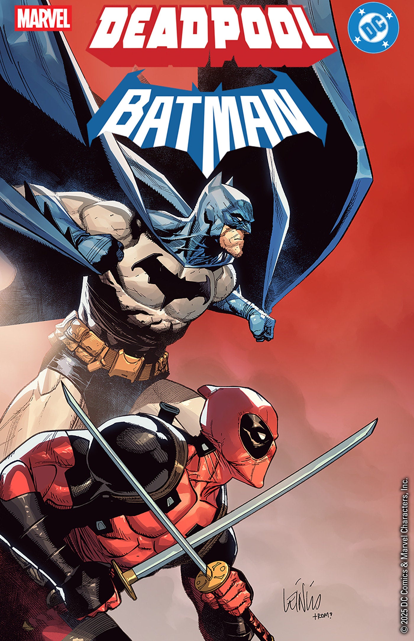 Marvel/DC: Deadpool/Batman #1 (4th Print) Leinil Yu Variant