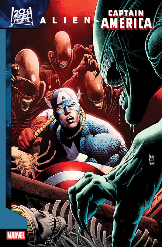 Alien vs Captain America (2025) #1 Paulo Siqueira 1:25 Variant