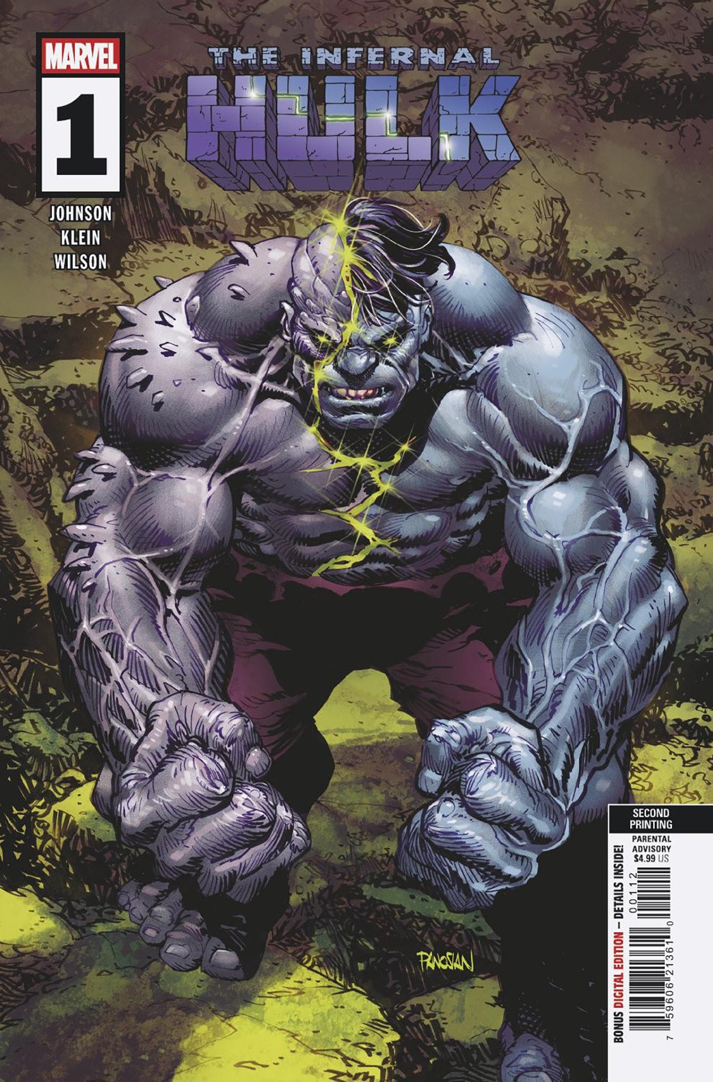 Infernal Hulk #1 (2nd Print) Dan Panosian Variant