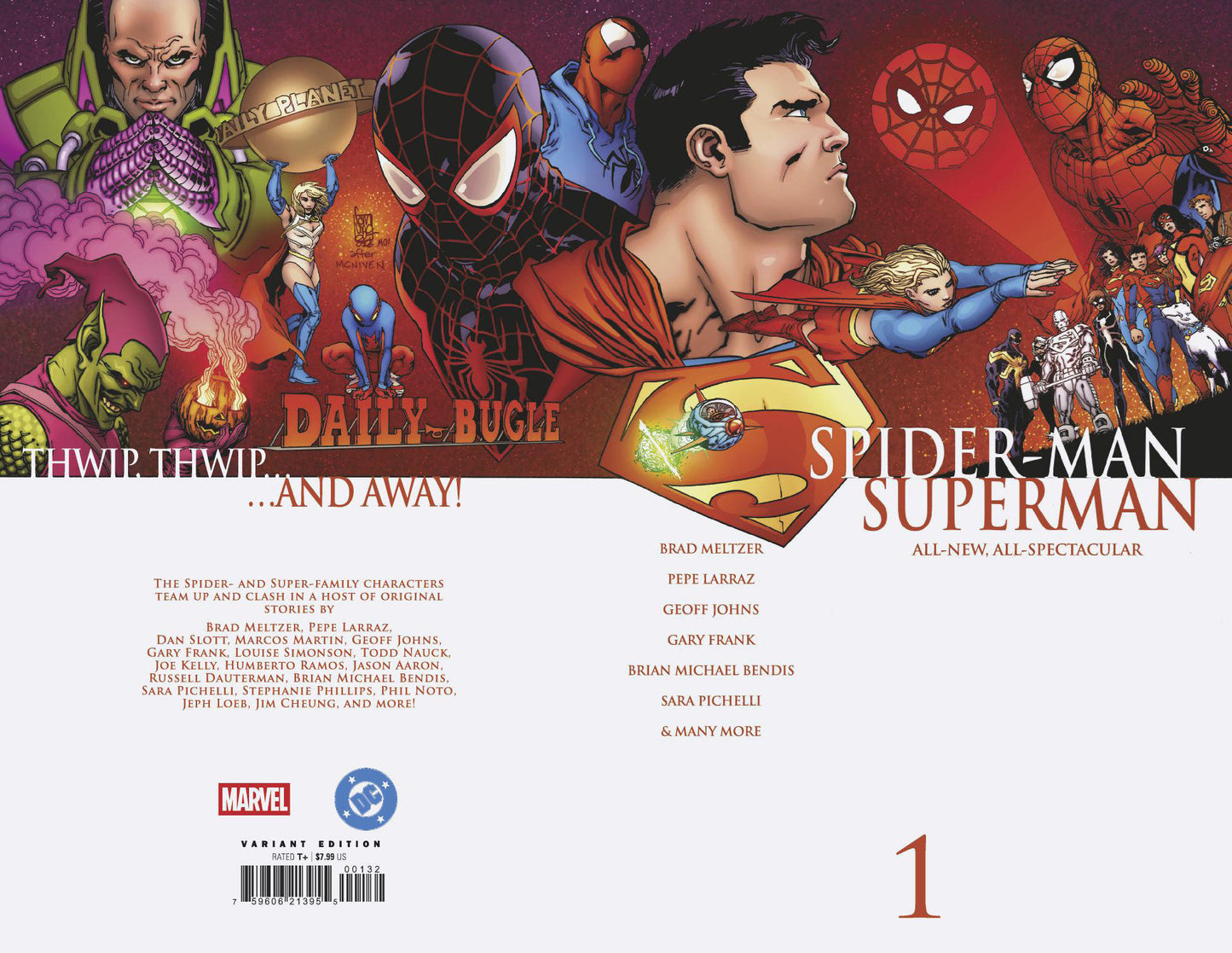 Marvel/DC: Spider-Man/Superman #1 Giuseppe Camuncoli Homage 1:25 Variant