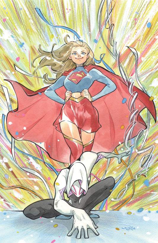 Marvel/DC: Spider-Man/Superman #1 (2nd Print) Peach Momoko 1:25 Virgin Variant