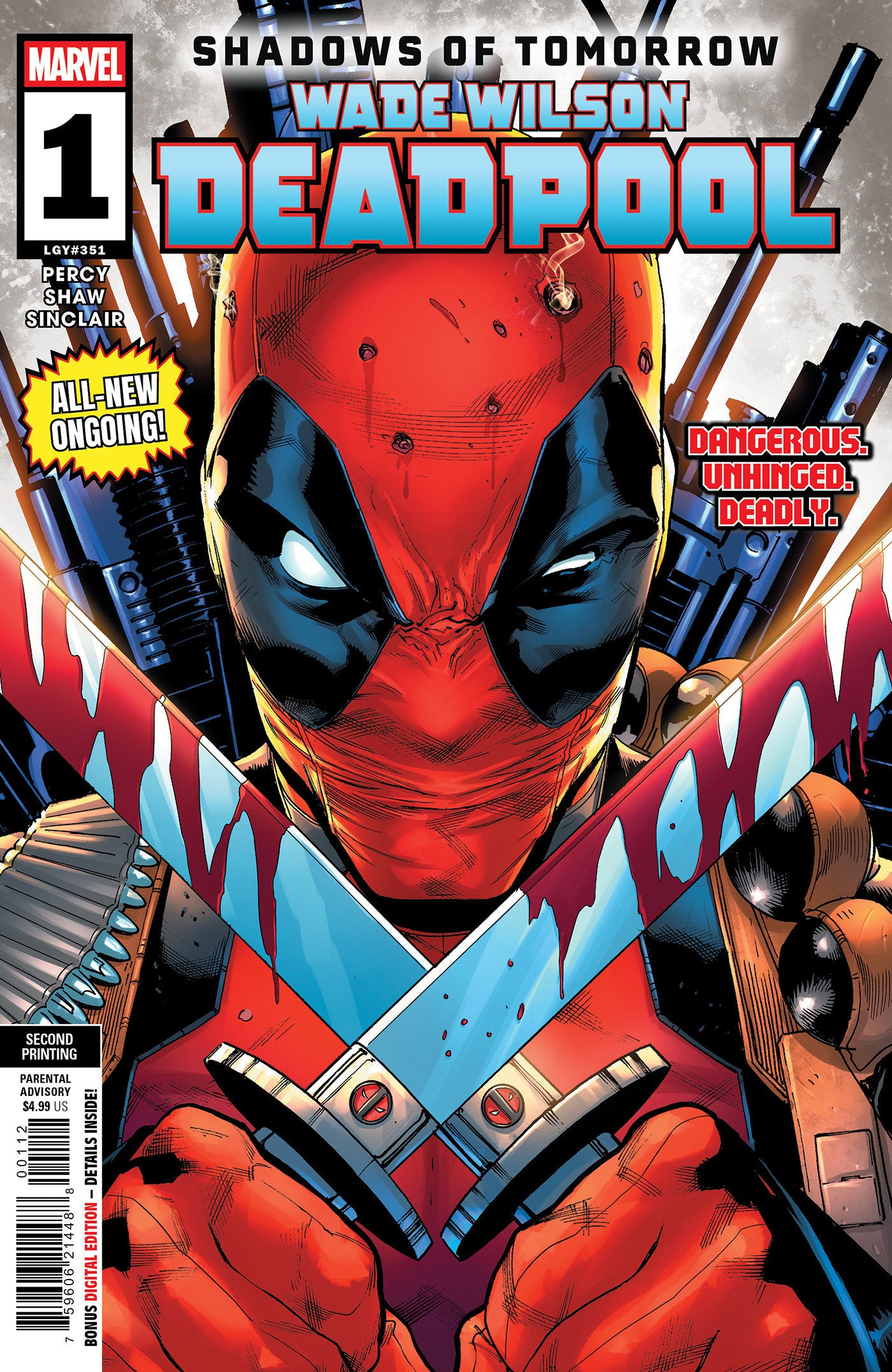 Wade Wilson: Deadpool #1 (2nd Print) Geoff Shaw Variant