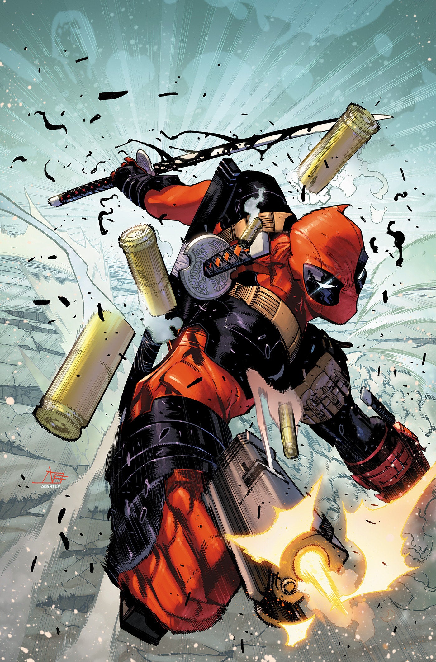 Wade Wilson: Deadpool (2026) #1 (2nd Print) Federico Vicentini 1:25 Virgin Variant