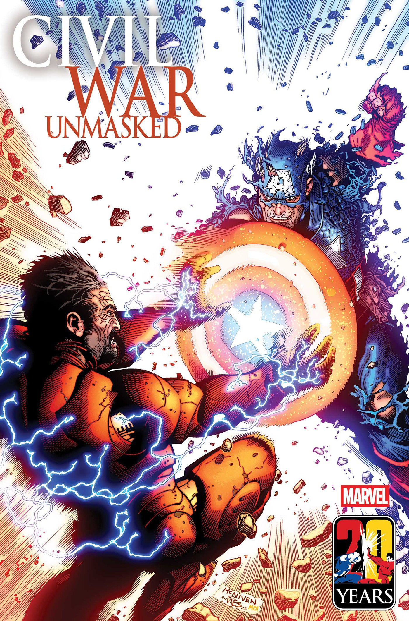 Civil War: Unmasked #1 Steve Mcniven 1:25 Variant