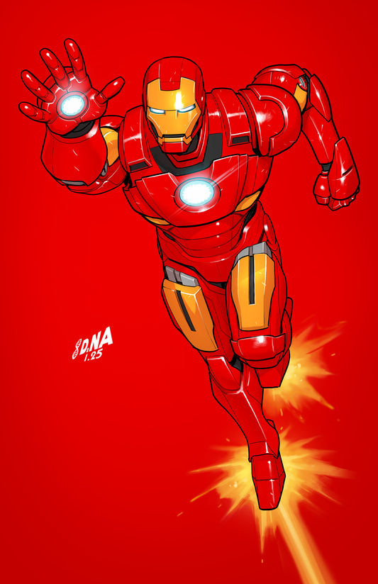 Iron Man #2 David Nakayama Color Block Red 1:50 Virgin Variant