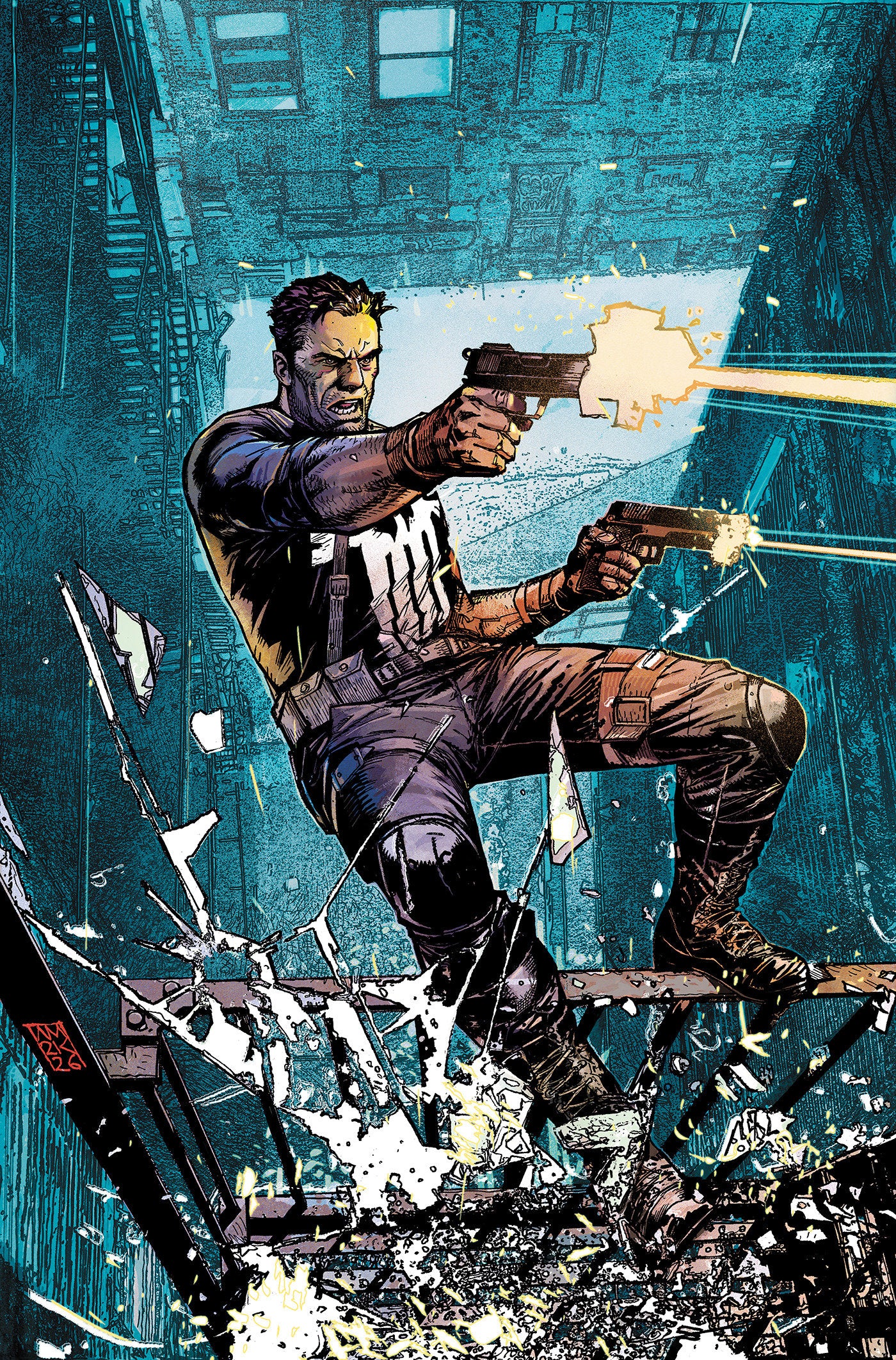 Punisher #1 (2nd Print) Alex Maleev 1:25 Virgin Variant