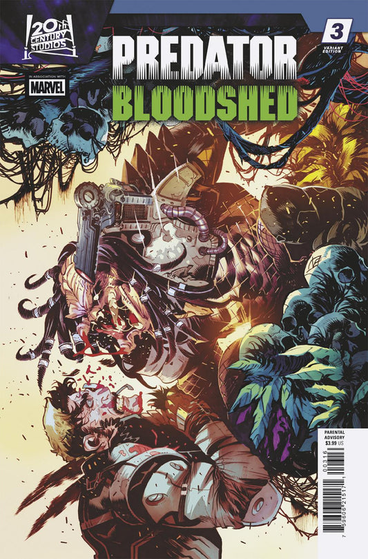 Predator: Bloodshed #3 Federico Vicentini 1:25 Variant