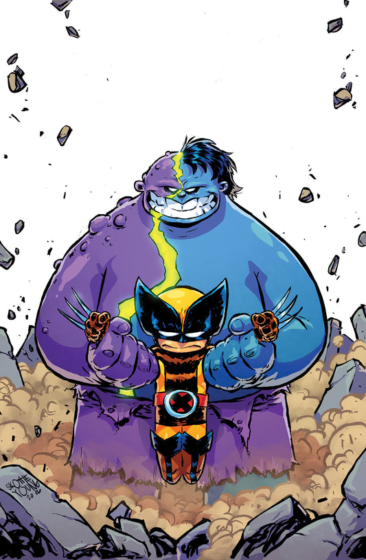 Infernal Hulk vs. Wolverine #1 Skottie Young 1:50 Virgin Variant