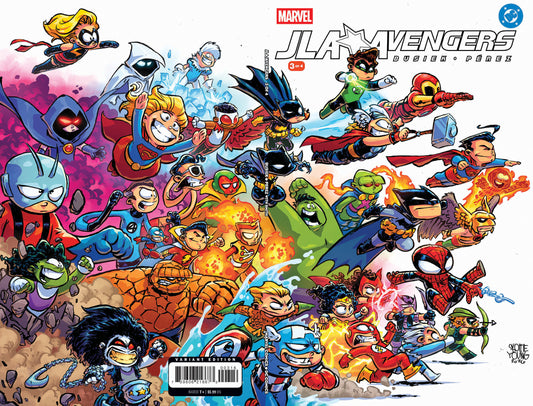 JLA/Avengers #3 Facsimile Edition Skottie Young Wraparound 1:25 Variant