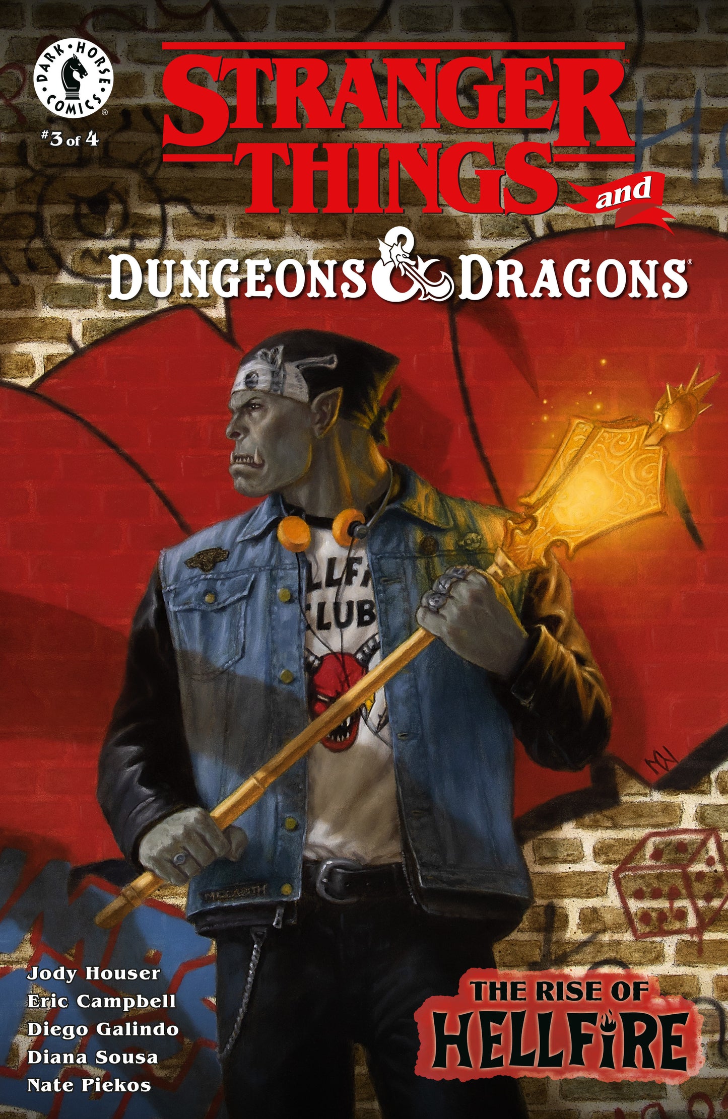 Stranger Things And Dungeons & Dragons: The Rise Of Hellfire (2025) #3 Cover A Myles Wohl