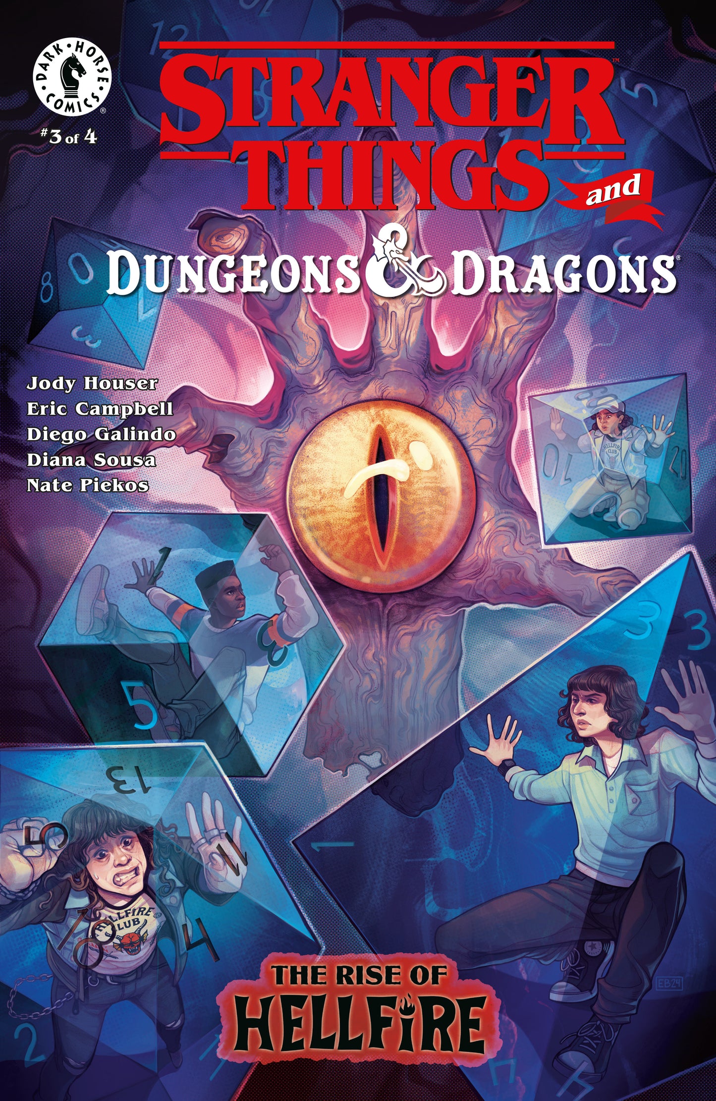 Stranger Things And Dungeons & Dragons: The Rise Of Hellfire (2025) #3 Cover B Elizabeth Beals