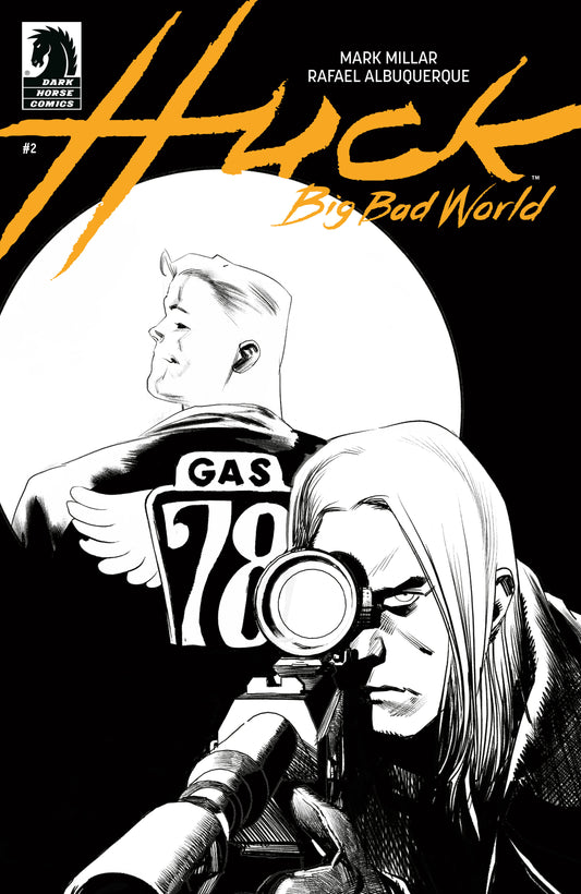 Huck: Big Bad World (2025) #2 Cover B Albuquerque Black & White (Mature)