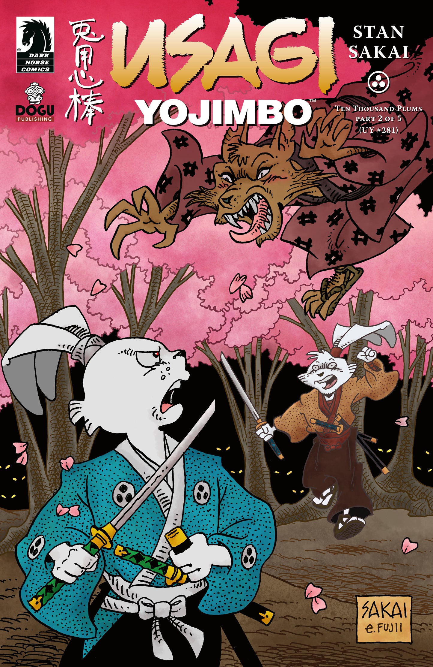 Usagi Yojimbo: Ten Thousand Plums (2025) #2 Cover A Sakai