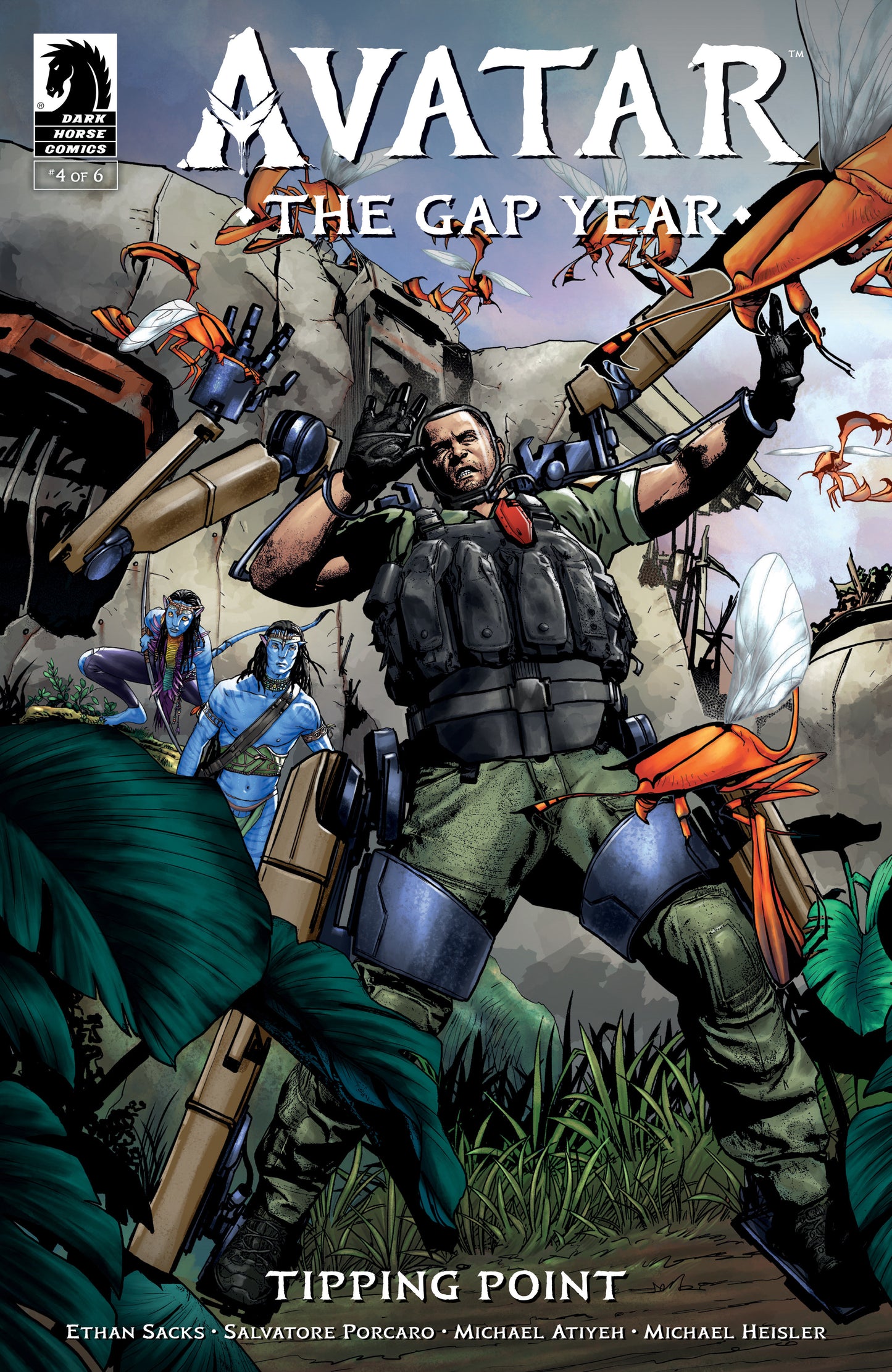 Avatar: The Gap Year  Tipping Point #4 (Cover A) (Salvatore Porcaro)