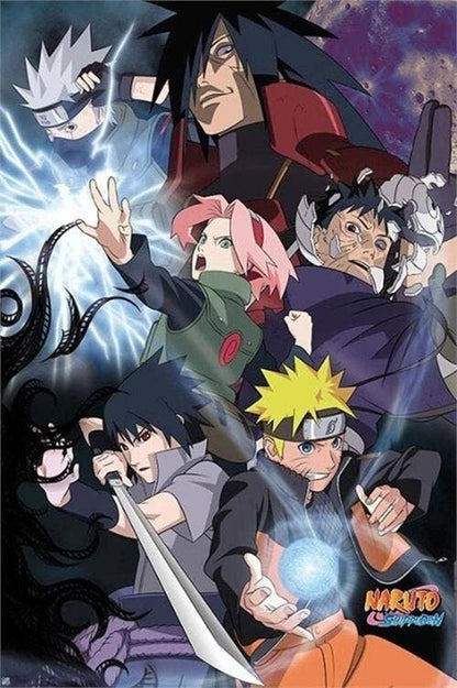 Naruto Shippuden: Great Ninja War Group Poster - Licensed: Shrinkwrapped