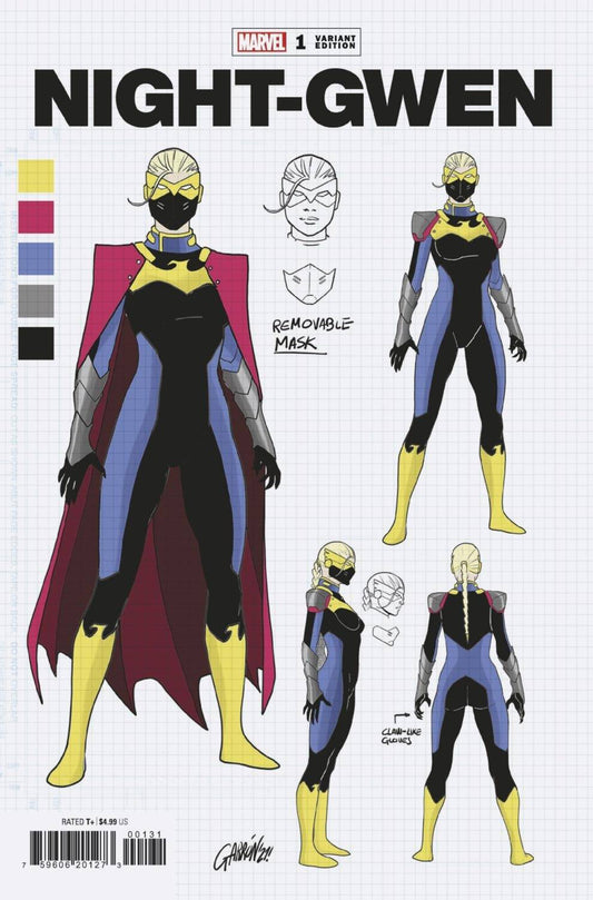 Heroes Reborn: Night-Gwen (2021) #1 Javi Garron Design Variant
