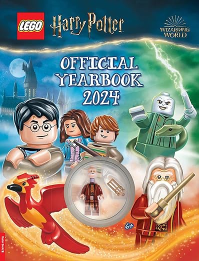 Lego Harry Potter Official Yearbook 2024 (with Albus Dumbledore Lego Figure)