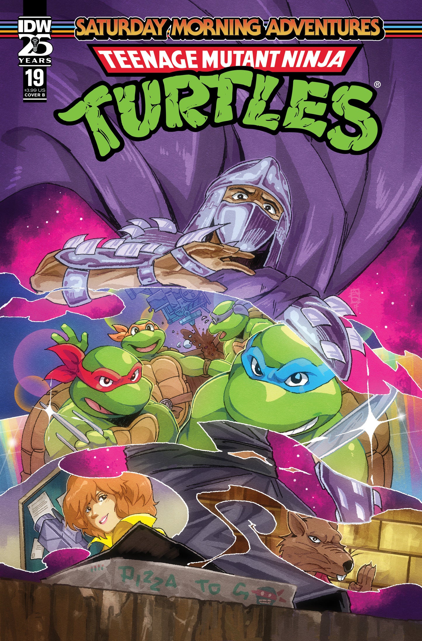 Teenage Mutant Ninja Turtles: Saturday Morning Adventures (2023) #19 Variant B (Arq)