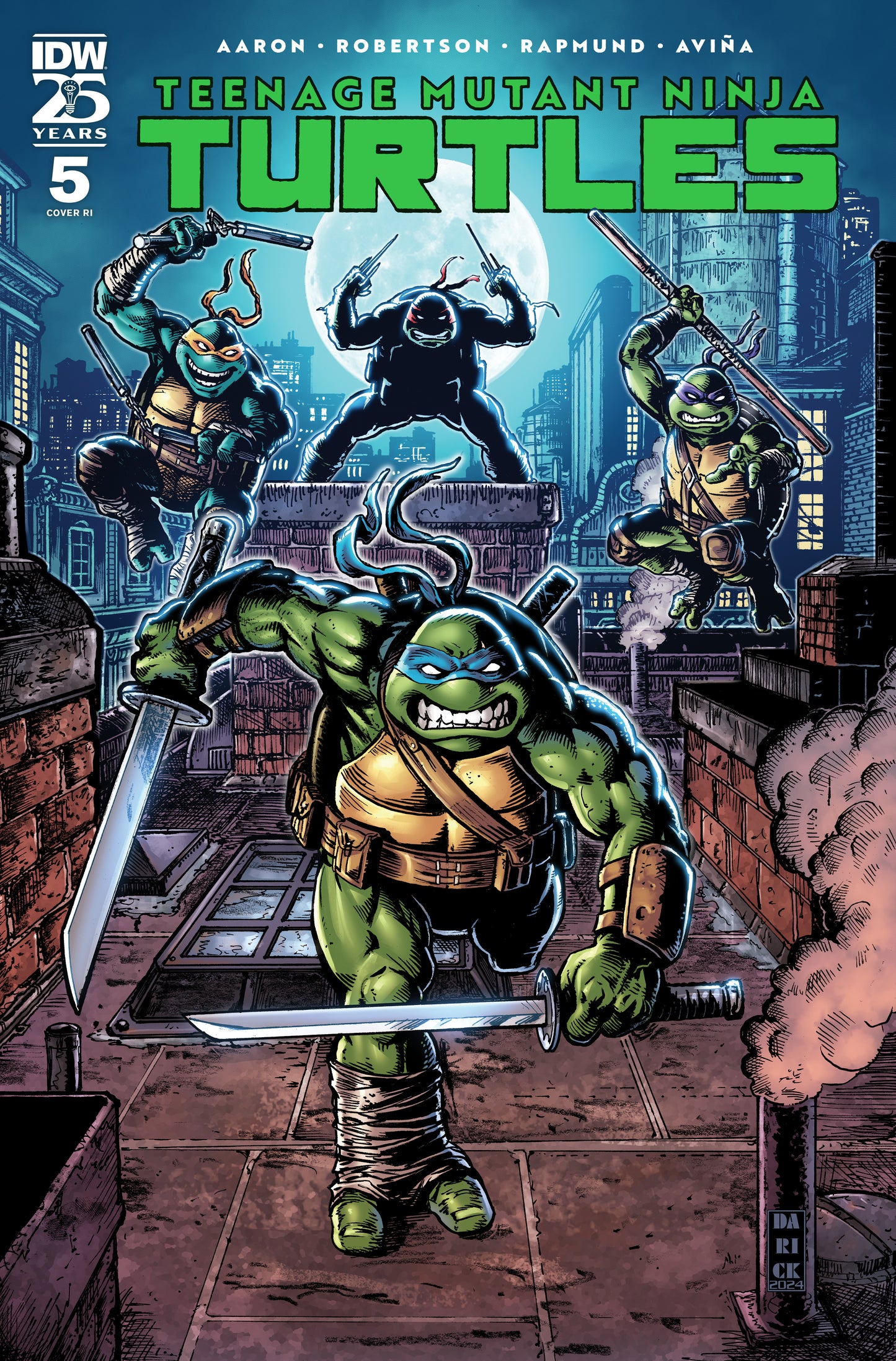 Teenage Mutant Ninja Turtles (2024) # 5 Variant Ri (50) (Robertson)