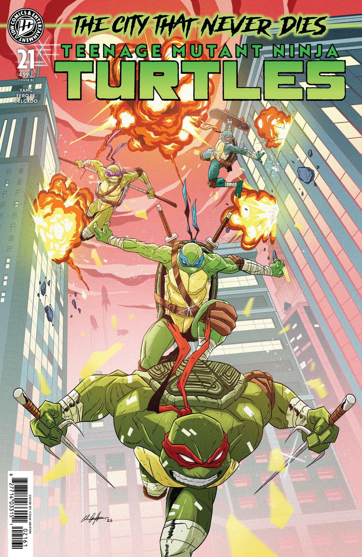 Teenage Mutant Ninja Turtles (2024) #21 Colm Griffin 1:25 Variant