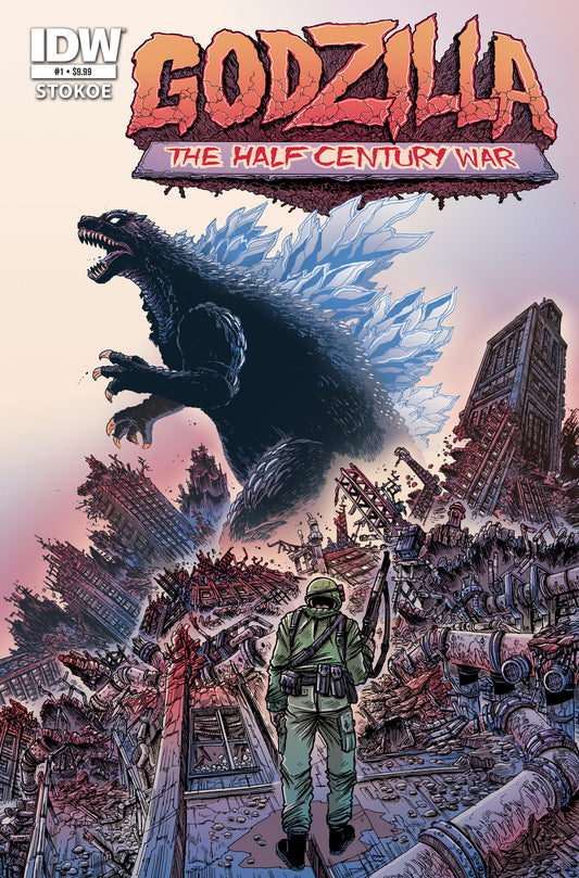 Godzilla 70th Anniversary Foil Classics - Godzilla: The Half-Century War (2025) #1 Cover A Stokoe
