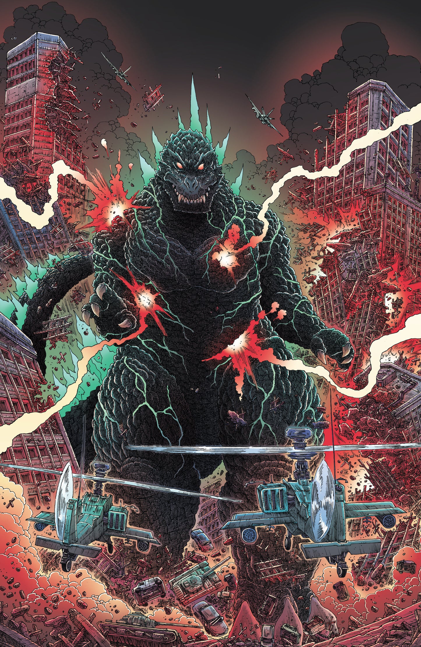 Godzilla [Kai Sei Era] #4 Variant RI 1:25 (Stokoe Full Art)