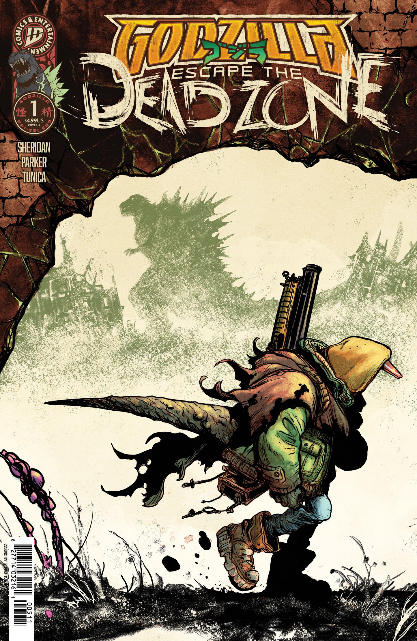 Godzilla: Escape The Deadzone (2025) #1 Cover A Tunica
