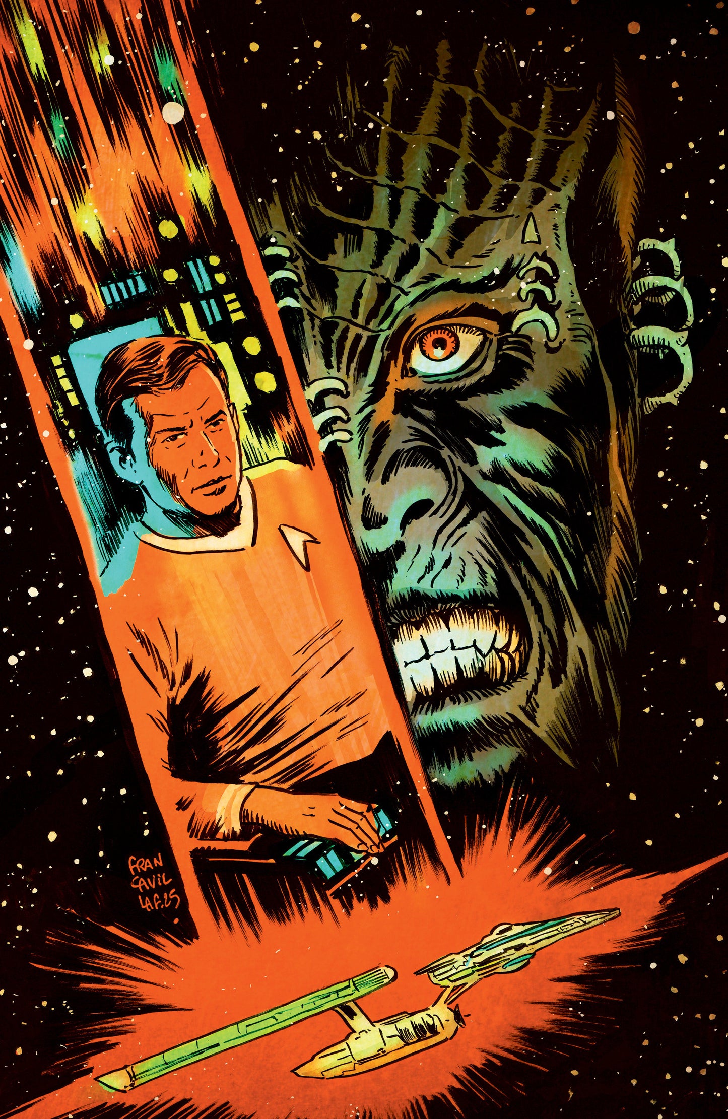 Star Trek: The Last Starship (2025) #3 Francavilla 1:15 Virgin Variant