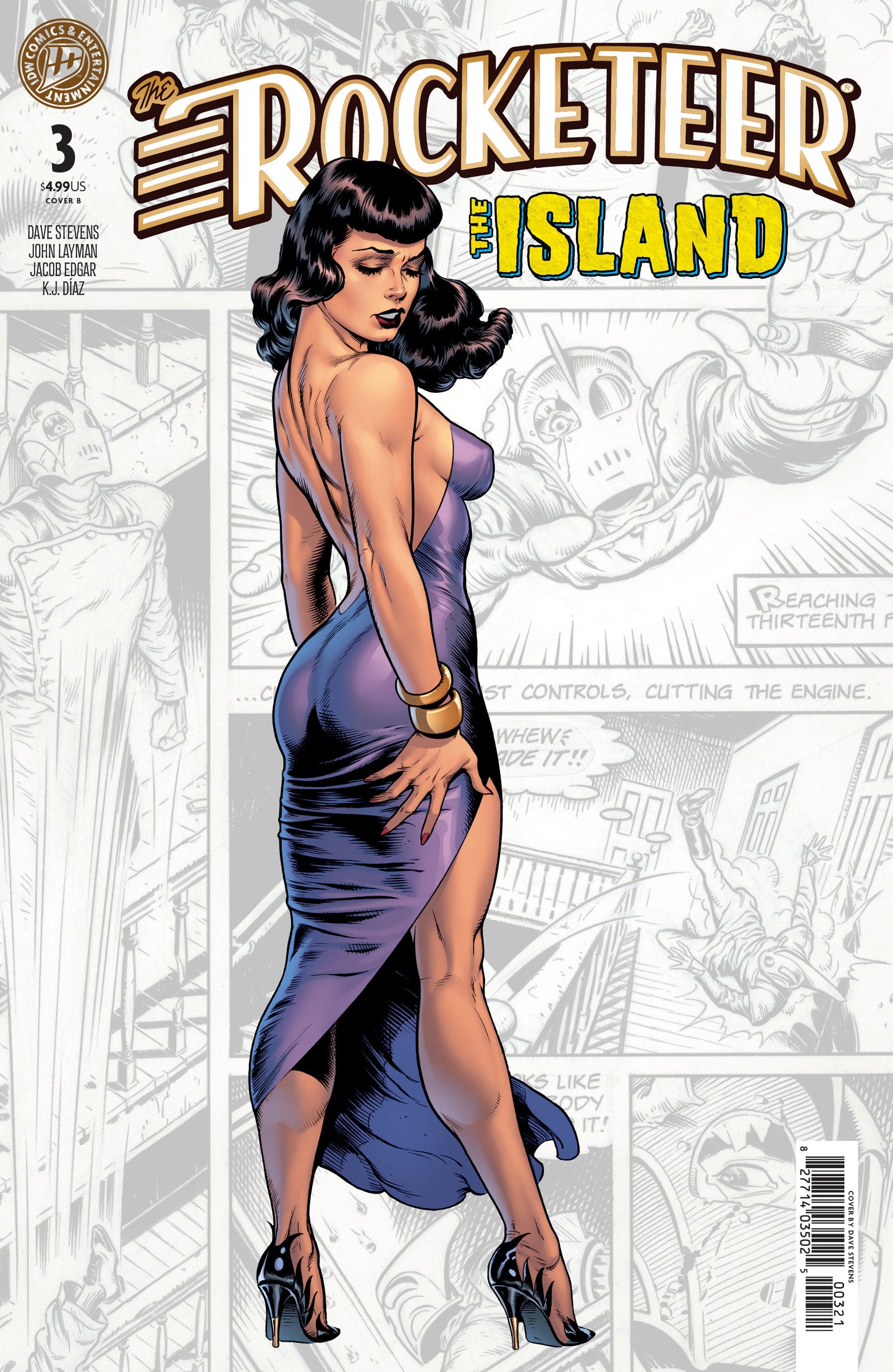 Rocketeer: The Island #3 Variant B (Stevens)