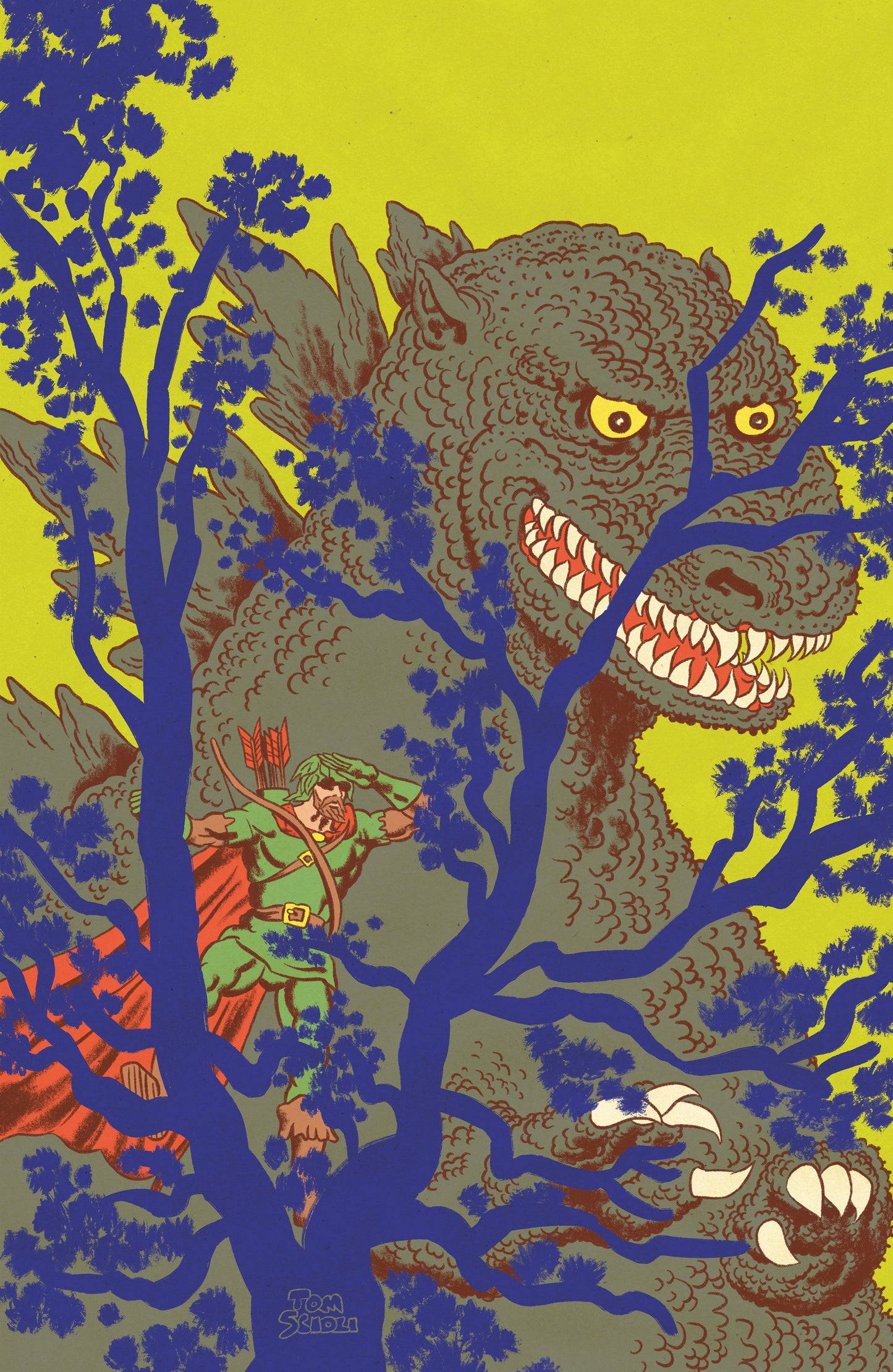 Godzilla's Monsterpiece Theatre Presents: Romeo & Juliet & Godzilla Variant Ri 1:10 (Scioli Robin Hood Variant)