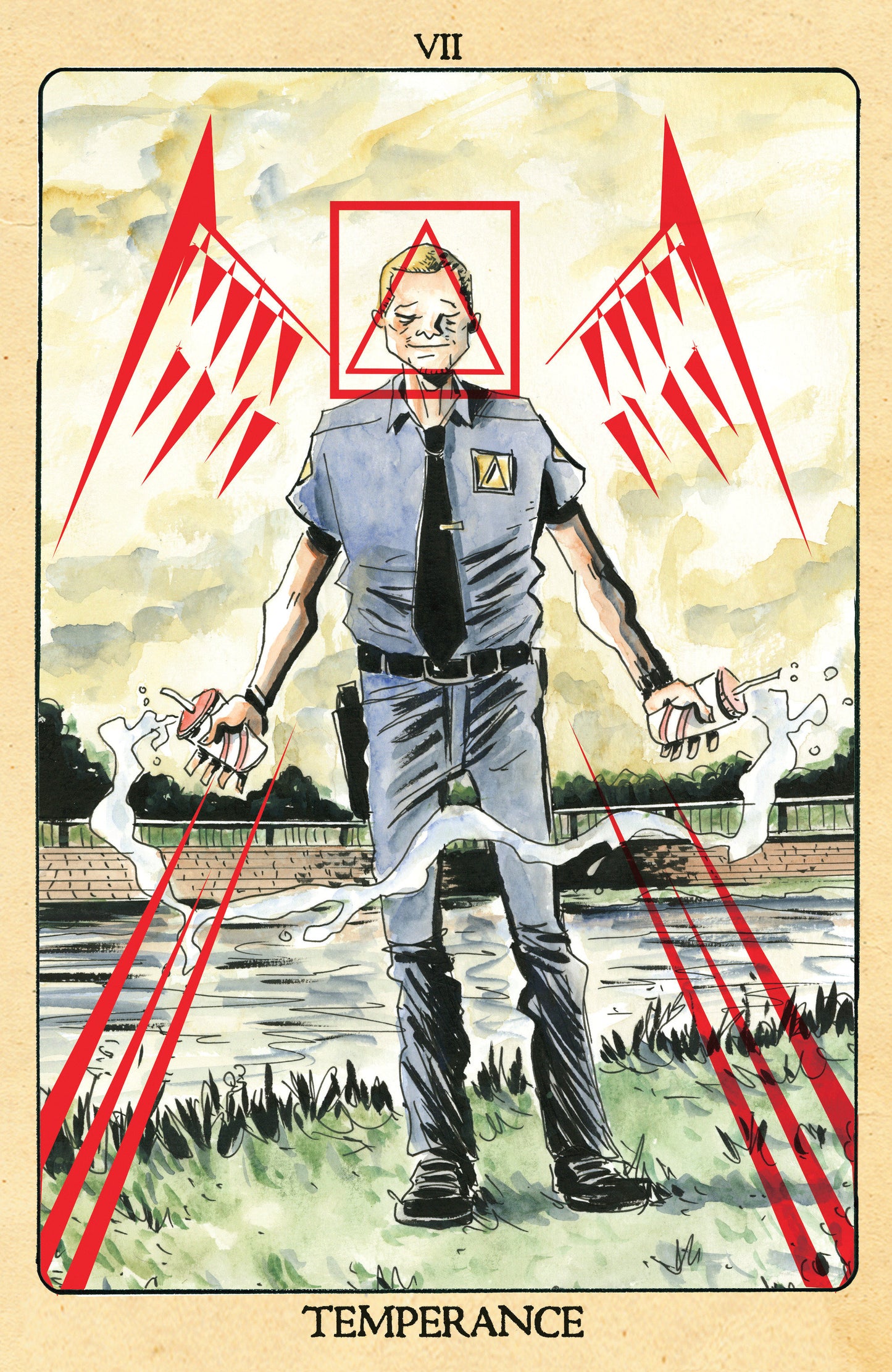 Minor Arcana (2024) #7 Cover D Lemire Tarot Card 1:10 Virgin Variant