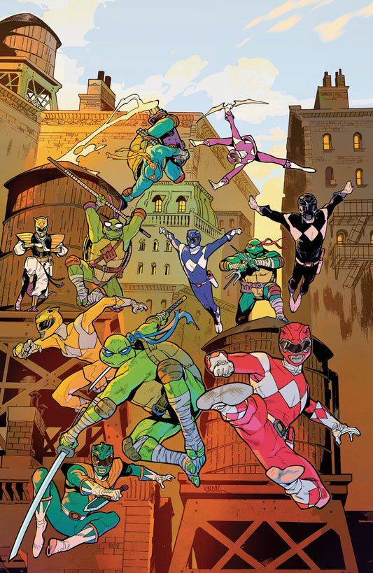 Mighty Morphin Power Rangers/Teenage Mutant Ninja Turtles III (2025) #5 Cover F 1:25 Balam Virgin Variant