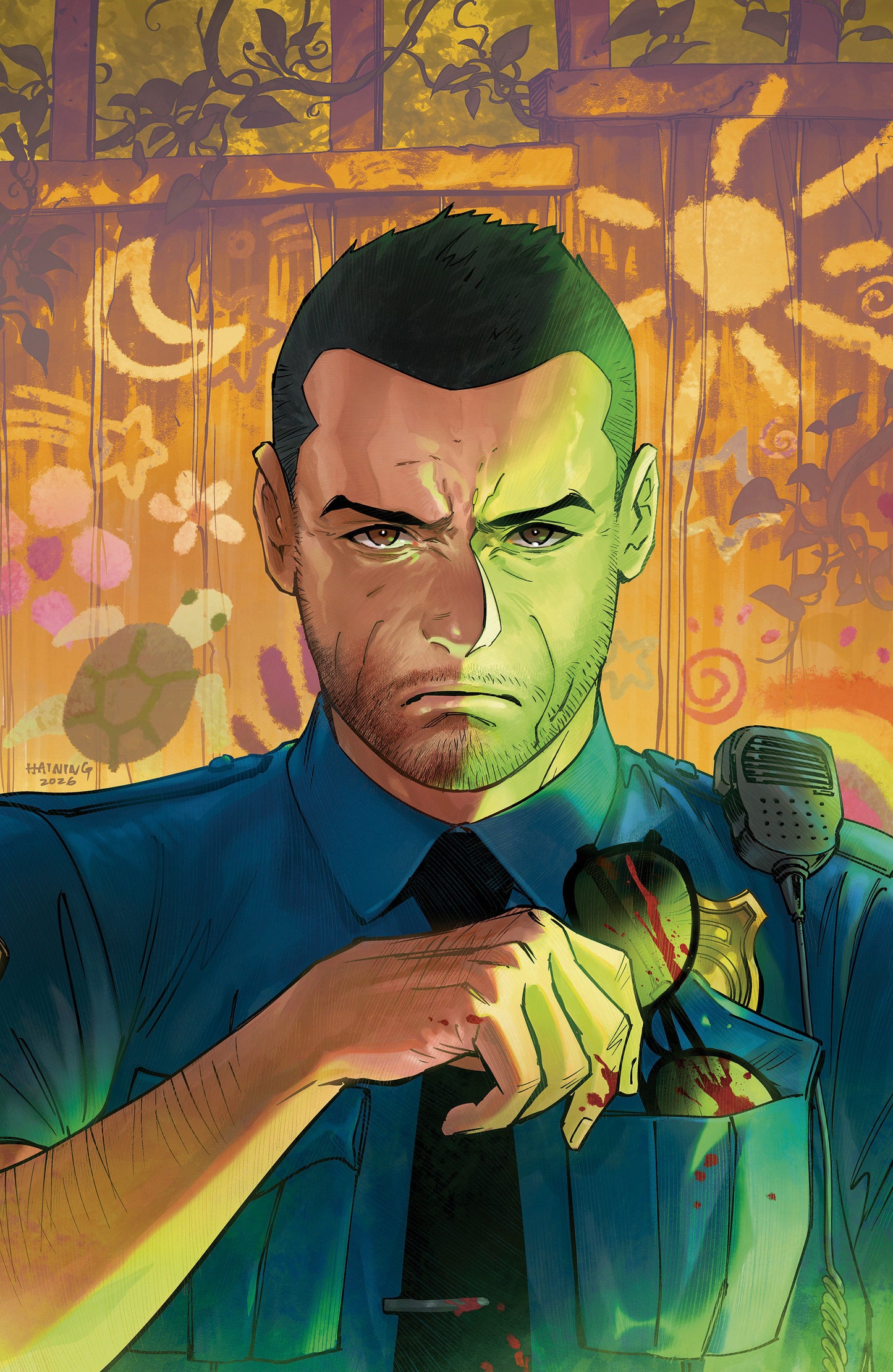 Neighborhood Watch #4 D Unlimited Variant (Full Art, Haining)