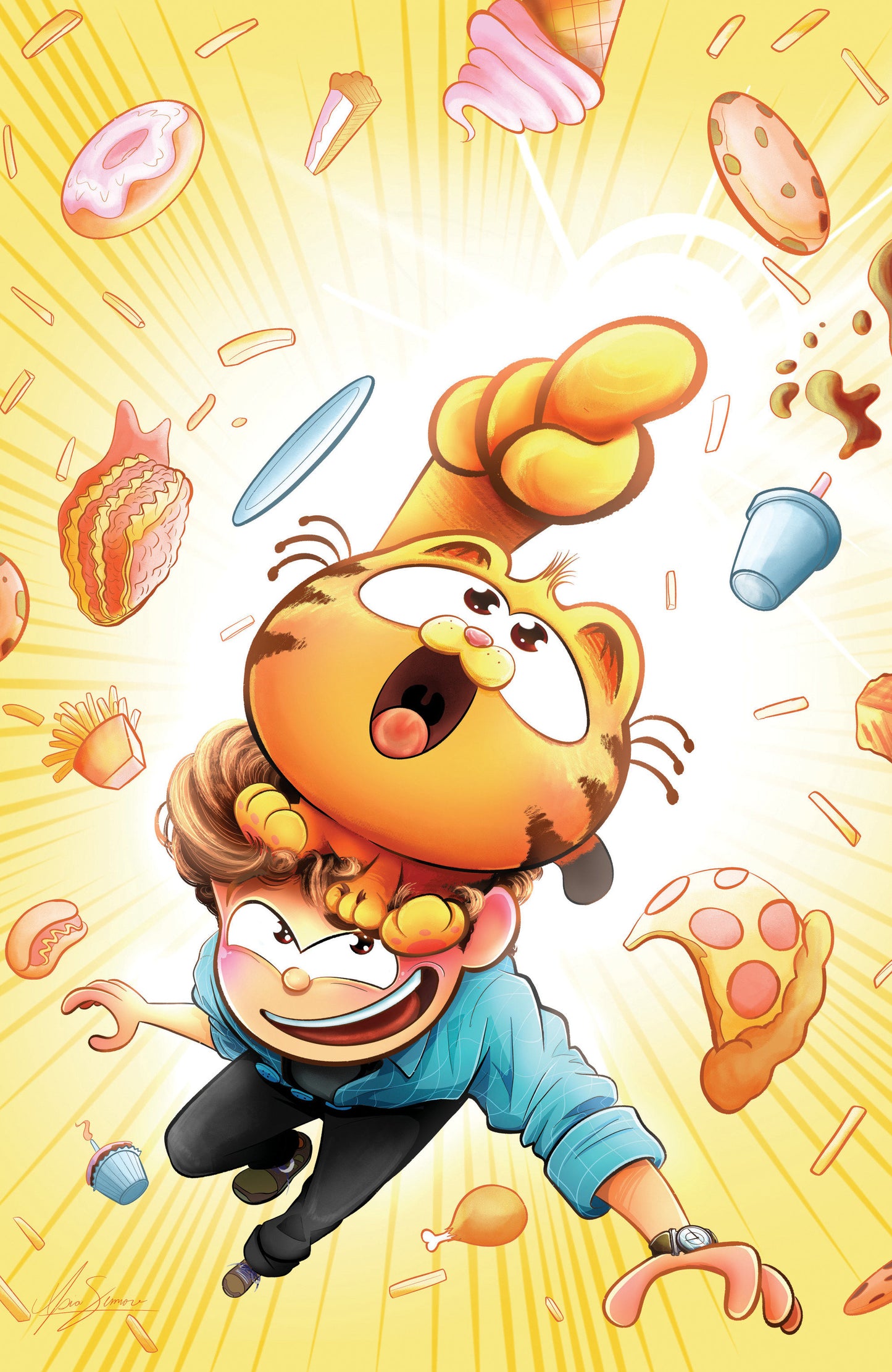 Baby Garfield #1 F 1:15 Variant Edition (Full Art, Simone)