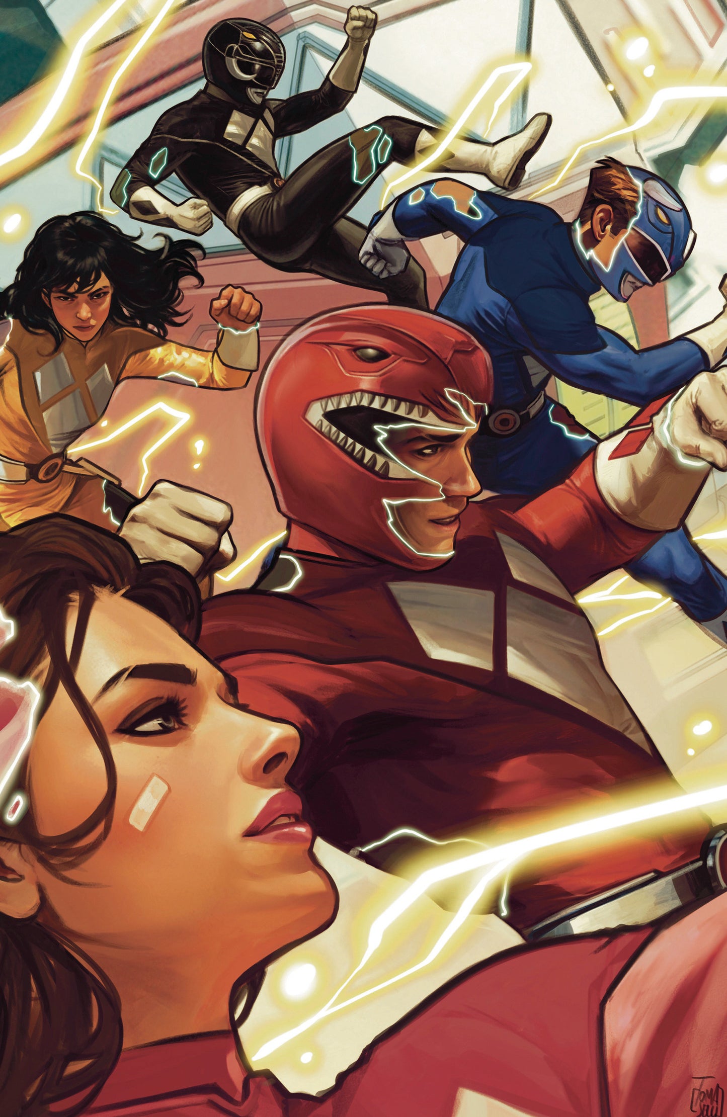 Mighty Morphin Power Rangers (2026) #1 H 1:25 Variant (Full Art, Tomaselli)
