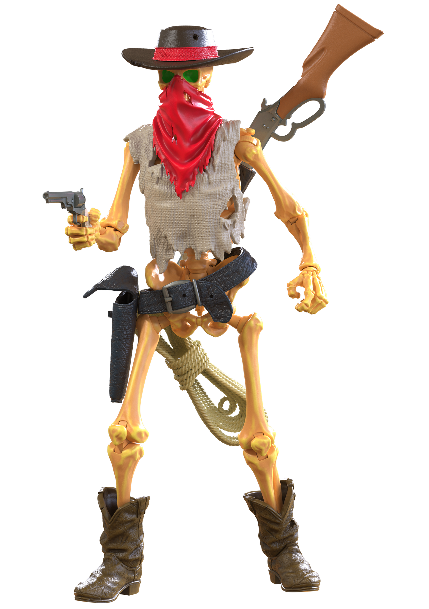 Epic H.A.C.K.S. Action Figure: The Outlaw Skeleton